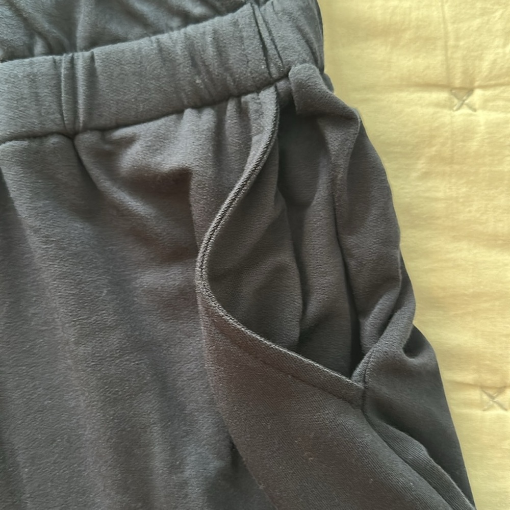 LOFT dark Blue V-Neck Romper - Picture 10 of 10